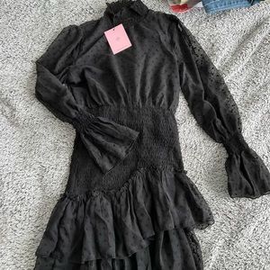 NWT Hello Molly Don’t Take It Personal Dress Black